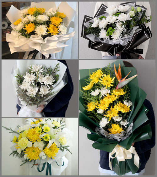 河北石家庄新华区杜北乡前杜北村白事花束代送
